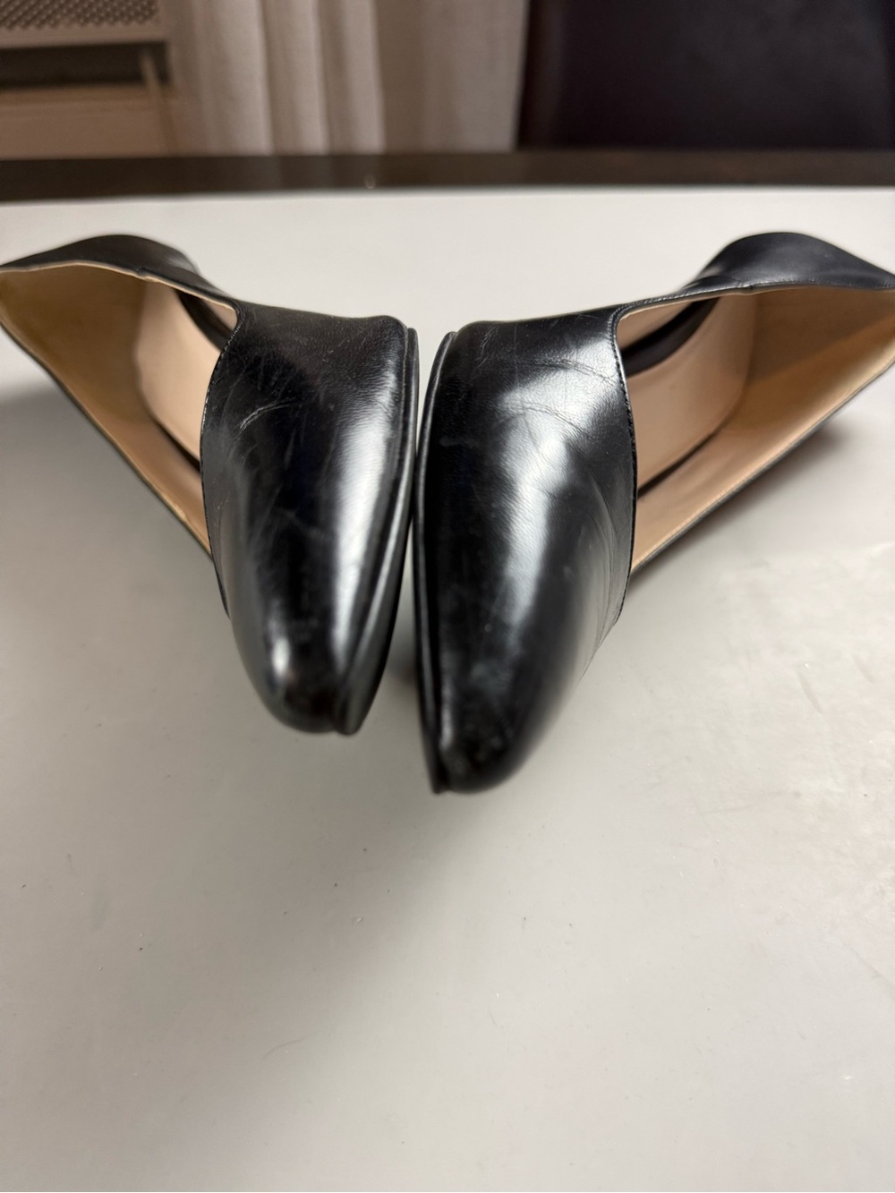 Cole Haan Grand.OS Black Leather Pointed Toe Classic Pumps Heels Womens 9 B - Picture 4 of 9
